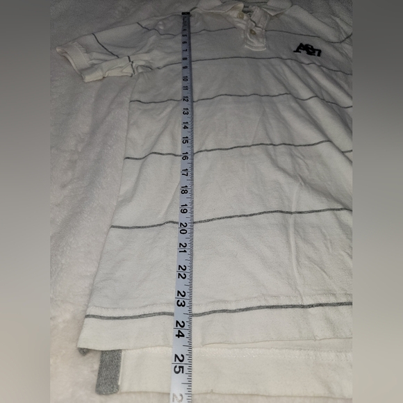 Aeropostale White and Black Polo Shirt Classic Design - Picture 5 of 5